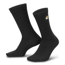 Unisex Socks - Nike Everyday + Cushioned Crew - Black-Black