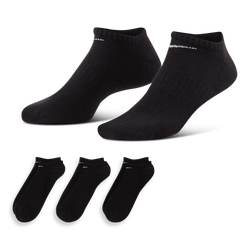 Unisex Socks - Nike Everyday Cushioned No Show 3 Pack - Black-White