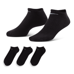 Unisex Socks - Nike Everyday Cushioned No Show 3 Pack - Black-White