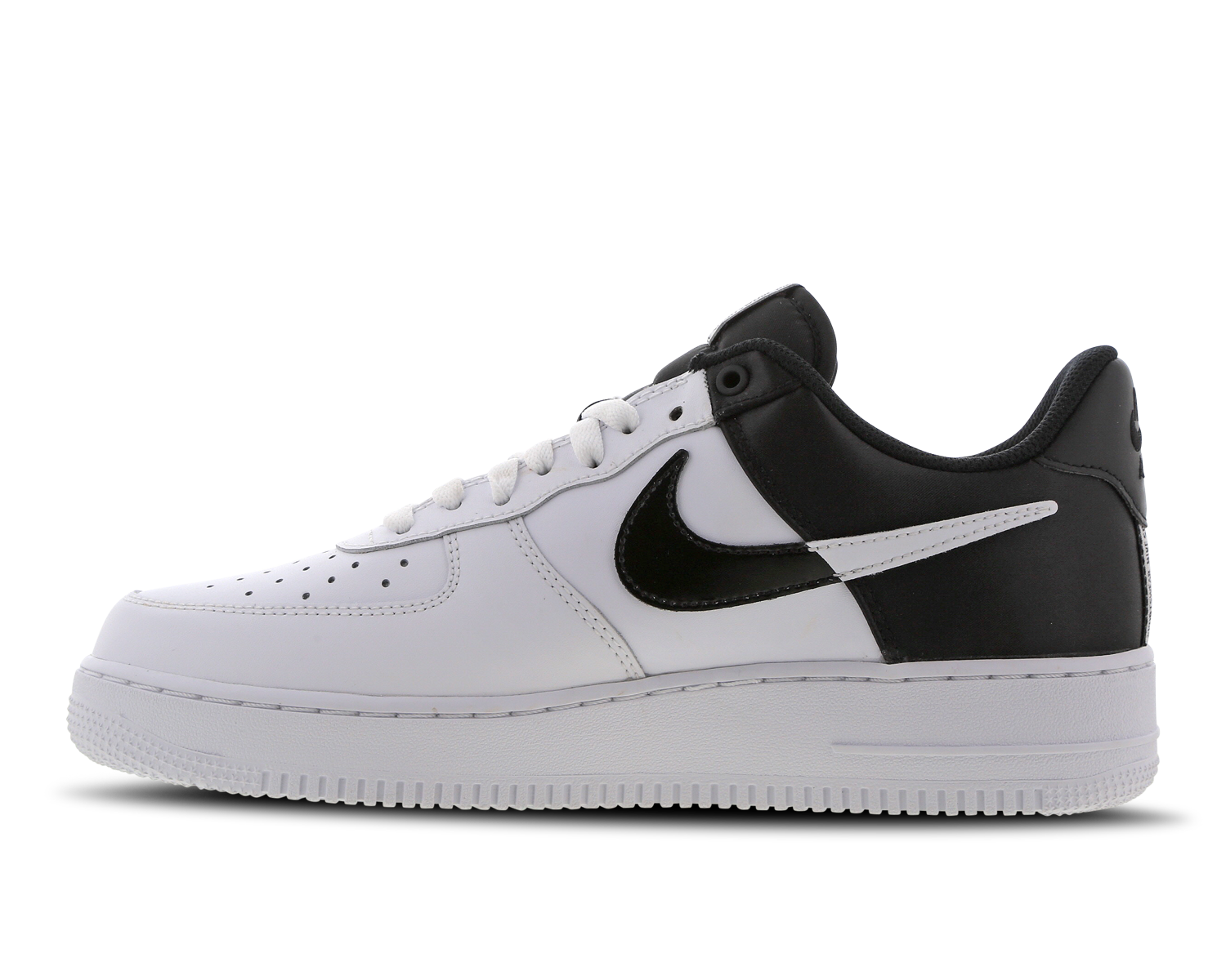 air force 1 black grey white