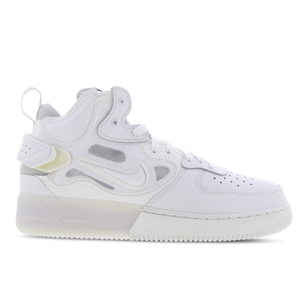 Buty męskie Nike Air Force 1 Mid React - Biel - DQ1872-101