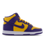 Nike Dunk High - Hombre Zapatillas Court Purple-Court Purple-Univ Gold
