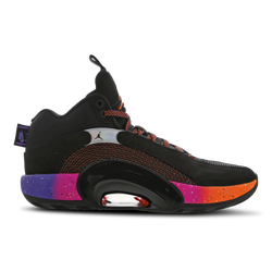 Men Shoes - Jordan 35 - Black-Total Orange-Hyper Grape