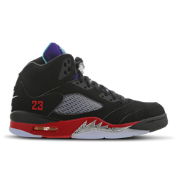 Men Shoes - Jordan 5 Retro - Black-New Emerald-Fire Red