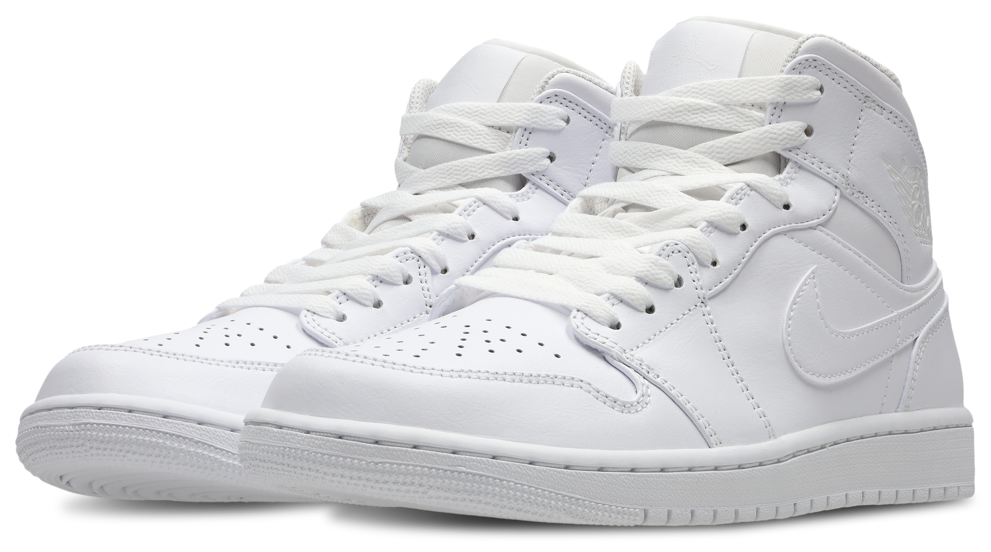 white high top air jordans