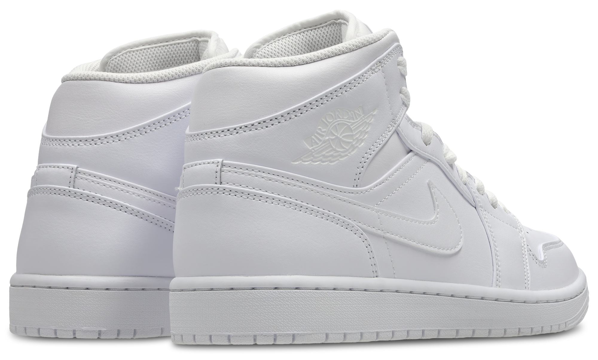 air jordan 1 mid men's shoe white