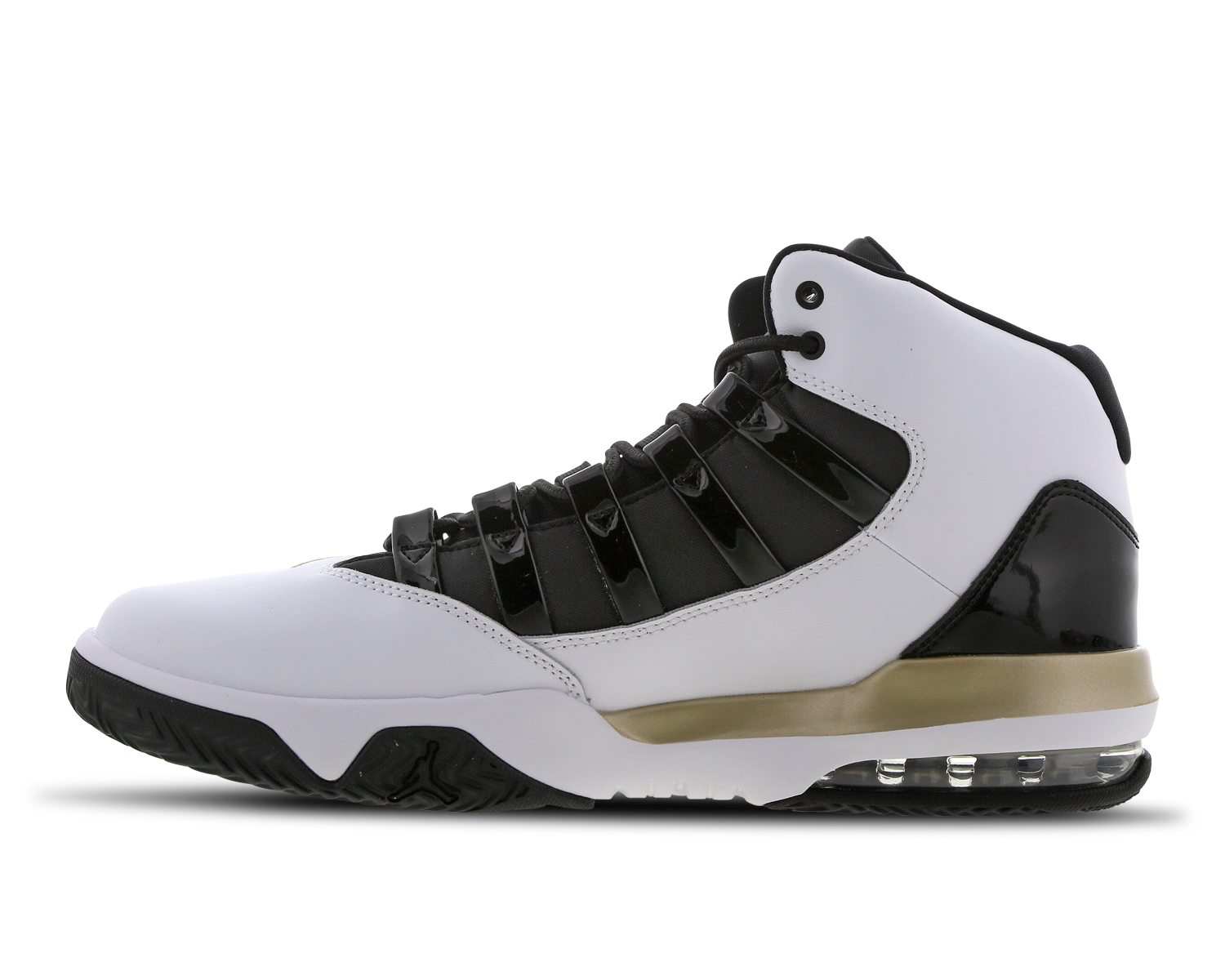 scarpe jordan nere e oro