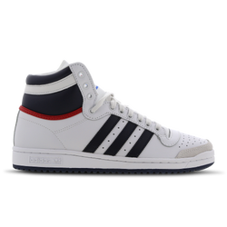 Men Shoes - adidas Top Ten - White-White-Blue