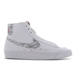 Men Shoes - Nike Blazer Mid - White-University Red-Black