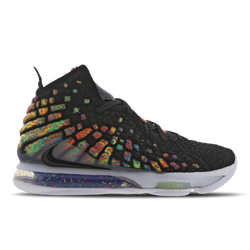 Men Shoes - Nike LeBron 17 - Black-Black-Multi