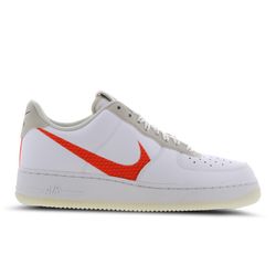 Men Shoes - Nike Air Force 1 - White-Orange-Black