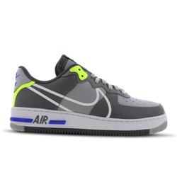 Men Shoes - Nike Air Force 1 React - Grey-White-Blue
