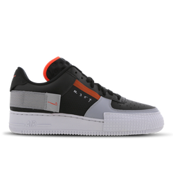 Men Shoes - Nike Air Force 1 Low - Black-Red-White