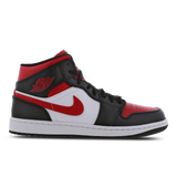 Black-Fire Red-White