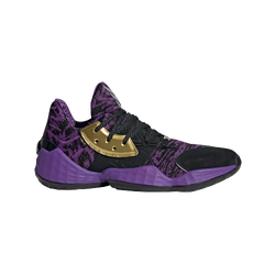 Men Shoes - adidas Harden Vol 4 Star Wars - Core Black-Active Purple-Gold Metallic