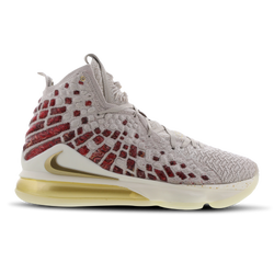 Men Shoes - Nike LeBron 17 - Desert Sand-Metallic Gold-Cedar