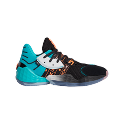 Men Shoes - adidas Harden Vol 4 Gca - Core Black-Signal Orange-Hi-res Aqua