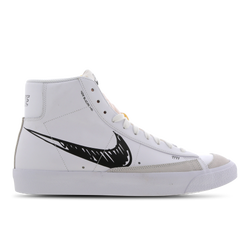 Men Shoes - Nike Blazer Mid 77 VNTG - White-Black-Silver