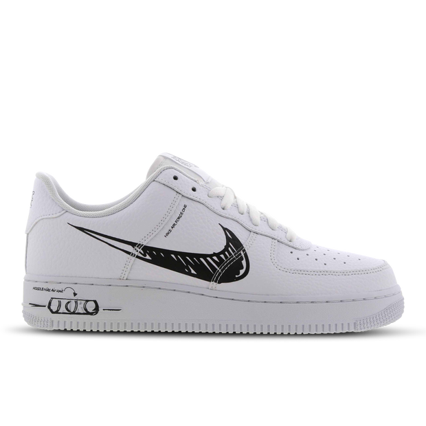 Nike Air Force 1 Low Sketch White Black - CW7581-101