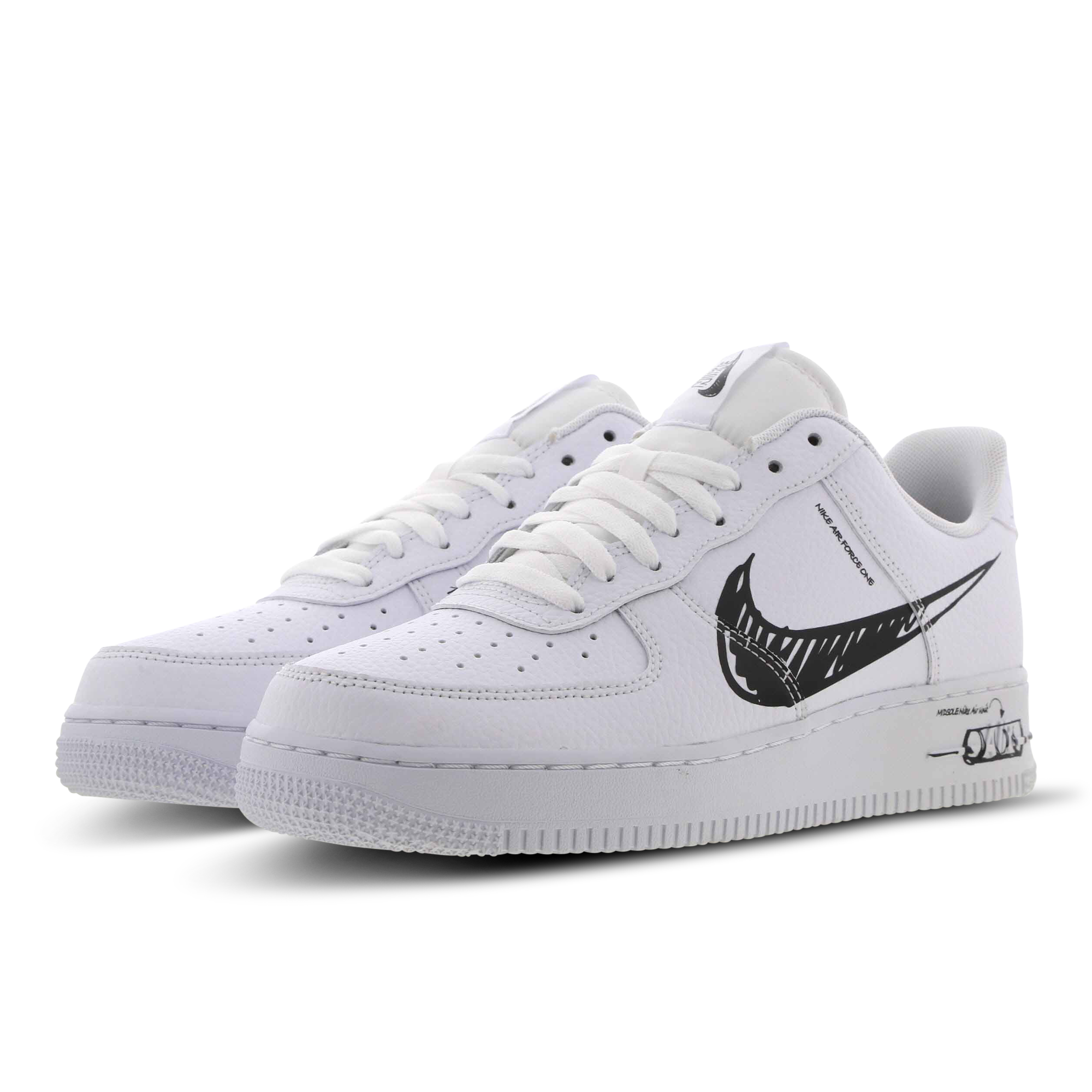 air force 1 lv8 men's black