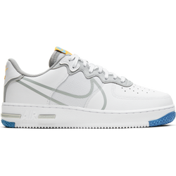 Men Shoes - Nike Air Force 1 React - White-Grey-Blue