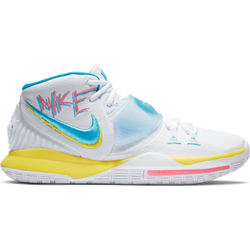 Men Shoes - Nike Kyrie 6 Ep - White-Opti Yellow-Digital Pink