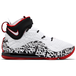 Men Shoes - Nike Lebron Xvii Fp - White-University Red-Black