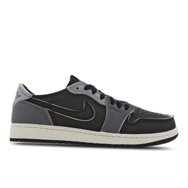 Jordan Air Jordan 1 Retro Low Og Ex, Black/Fire Red-Dk Smoke Grey - DV0982-006