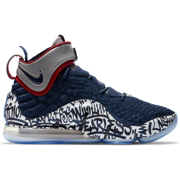Nike LeBron 17 Heren Schoenen Blue Textil Foot Locker