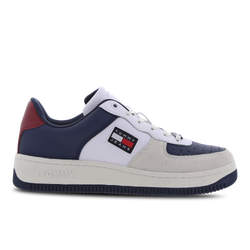 Men Shoes - Tommy Jeans Varsity Cupsole - White-Navy-Red