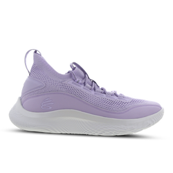 Men Shoes - Under Armour Curry 8 - Nebula Purple-White-Flint