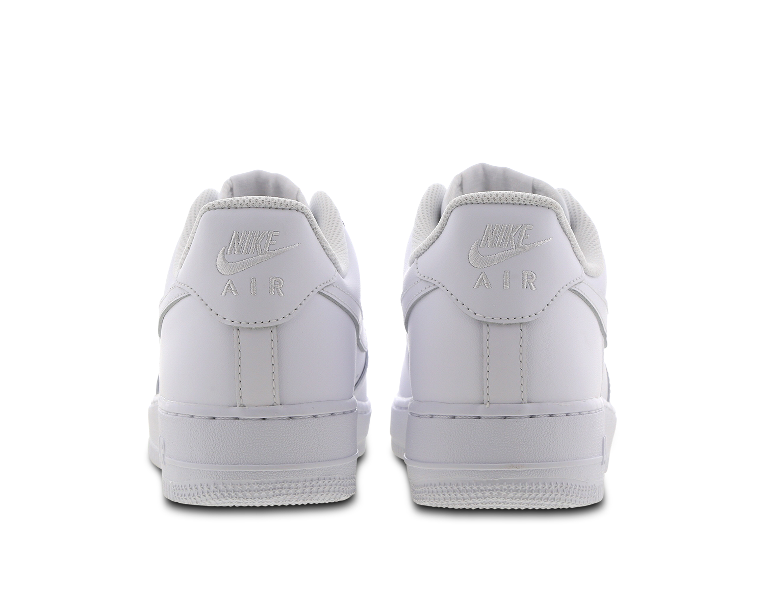 men's white low top air force ones