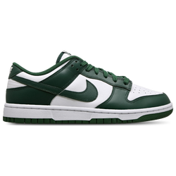 Men Shoes - Nike Dunk Low - White-Team Green-White