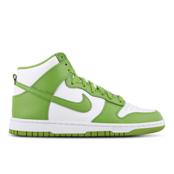 Men Shoes - Nike Dunk High - White-Chlorophyll-White