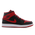 Jordan 1 Mid - Homme Chaussures Black-Fire Red-White