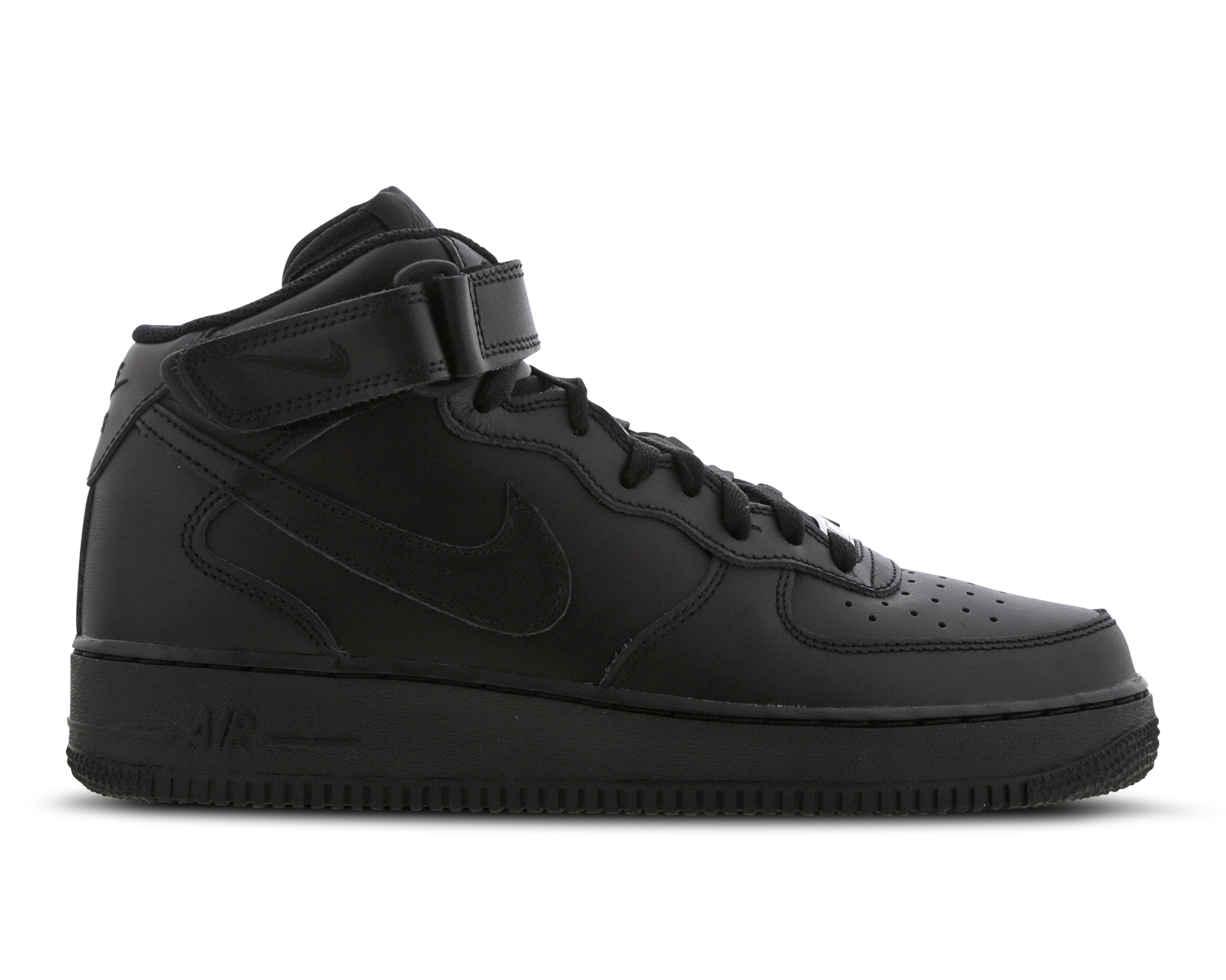 air force ones black mid