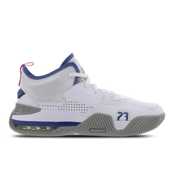 Homme Chaussures - Jordan Stay Loyal 2 - White-True Blue-Univ Red