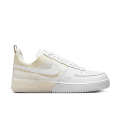 Men Shoes - Nike Air Force 1 React - White-White-Barely Green