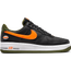 Nike Air Force 1 Low - Men Shoes Black-Total Orange-Rough Green