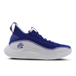 Men Shoes - Under Armour Curry 8 - Blue-White-White