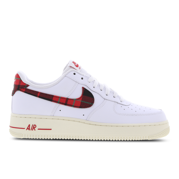 Nike Air Force 1 '07 Lv8, White/University Red-Stadium Green - DV0789-100