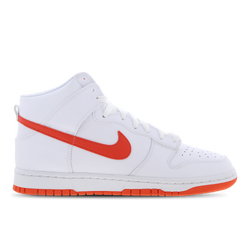 Homme Chaussures - Nike Dunk High - White-Picante Red-White