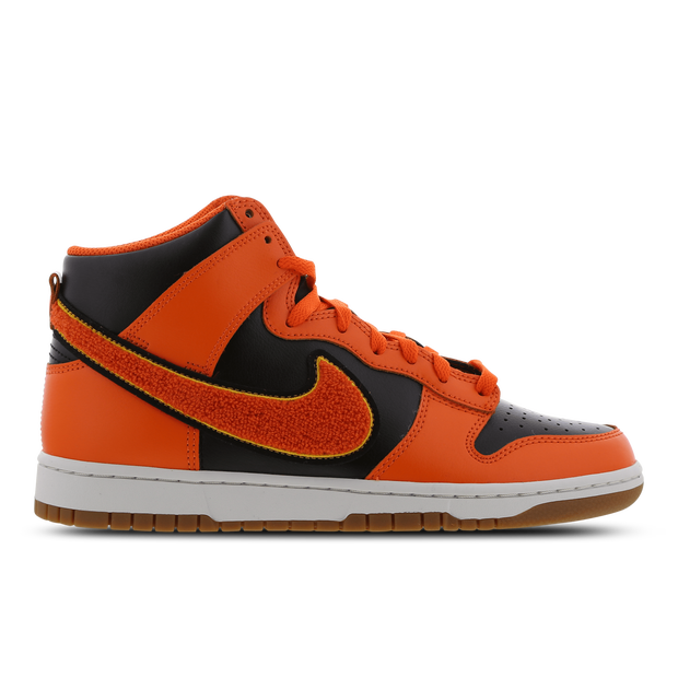 Nike Dunk High 'Chenille Swoosh - Safety Orange' - DR8805-002