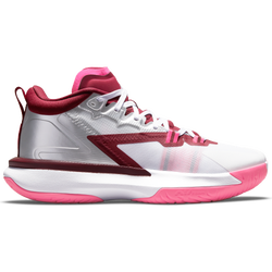 Men Shoes - Jordan Zion 1 Pf - White-Metallic Silver-Hyper Pink
