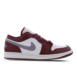 Homme Chaussures - Jordan 1 Low - Cherrywood Red-Cement Grey-Whi