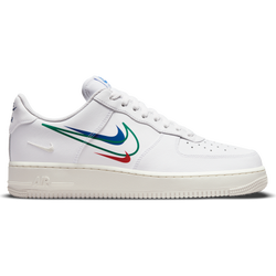 Men Shoes - Nike Air Force 1 Low - White-Green-Royal Blue