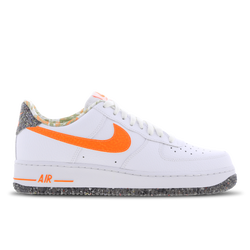 Men Shoes - Nike Air Force 1 Low - White-Orange-Green