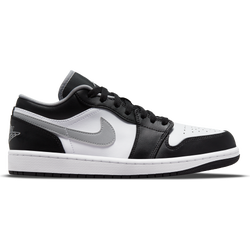 Men Shoes - Jordan 1 Low - Black-Particle Grey-White