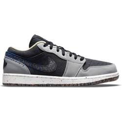 Men Shoes - Jordan 1 Low - Lt Smoke Grey-Multi-Black