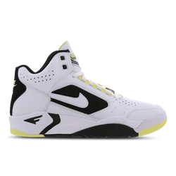 Men Shoes - Nike Flight Lite - White-White-Lemon